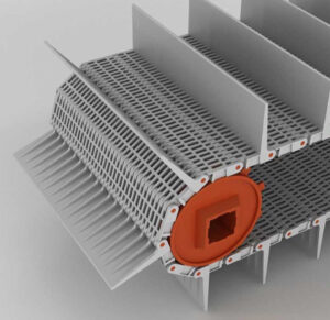 Bandas modulares charnela